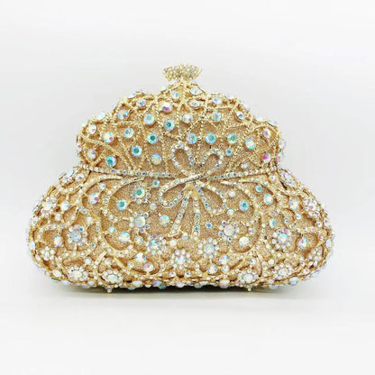 Diamond Dinner Hollow Rhinestone Banquet Clutch Bag Handtassen Dames Bolsos De Fiesta Para Mujer Boda Women's Rhinestone Handbag
