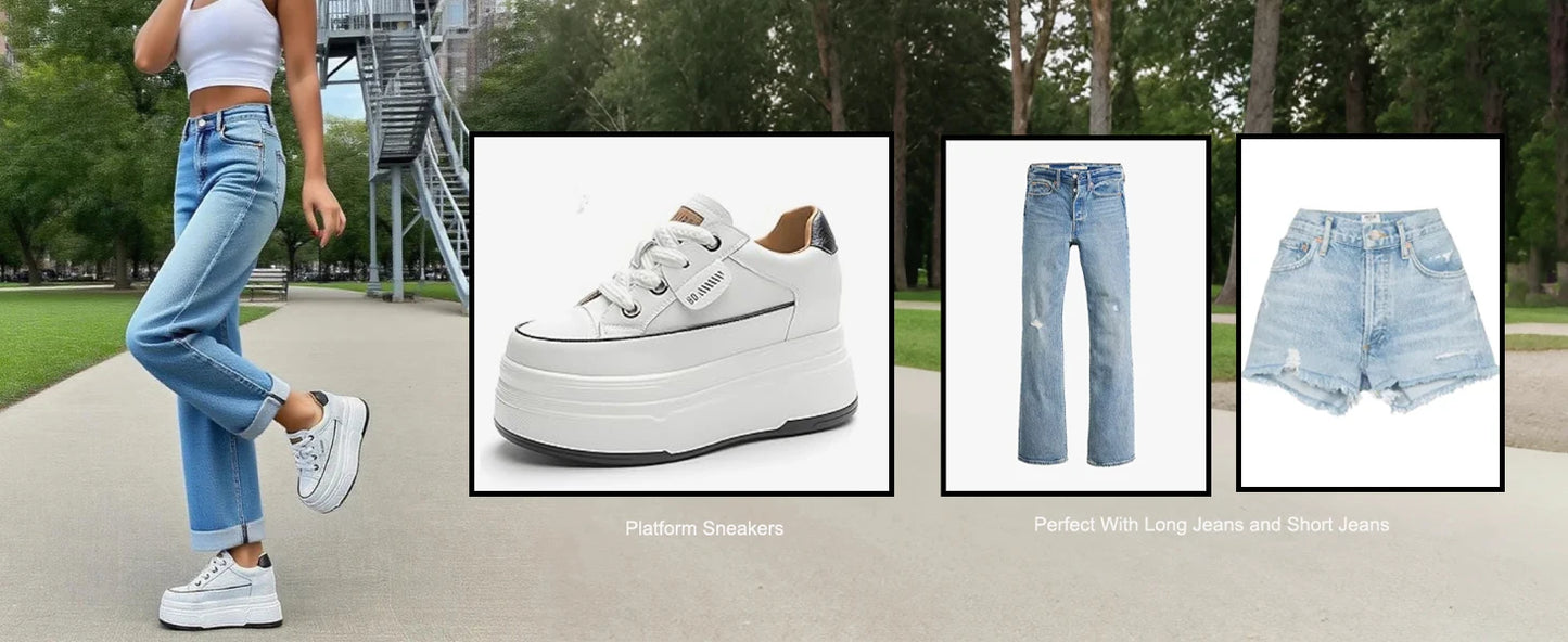 Fujin 9cm Cow Suede Genuine Leather Women Vulcanized Shoes Platform Wedge Skate Boarding High Brand Heels Casual Summer Shoes.