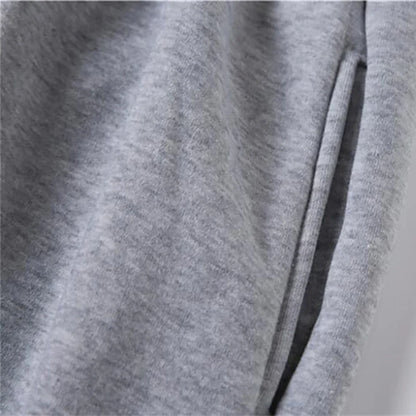 Mens Casual Pants Autumn Winter Fleece Sweatpants Men Running Jogger Sports Gym Trousers Fashion Solid Color Workout Long Pants.