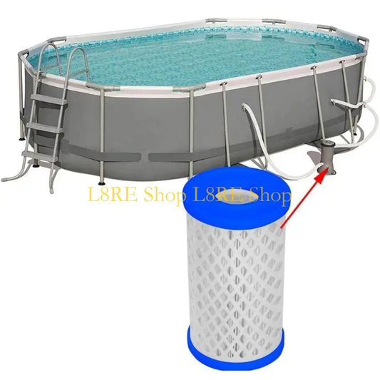 L8RE Ecofriendly Swimming Pools Filter Plastic Material for Intex Type Series