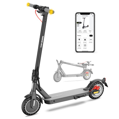 5TH WHEEL E30 ABE Adult Electric Scooter 350W Motor 36V 7.5AH Battery City Electric Scooter 8.5" Solid Tires Foldable E-Scooter.