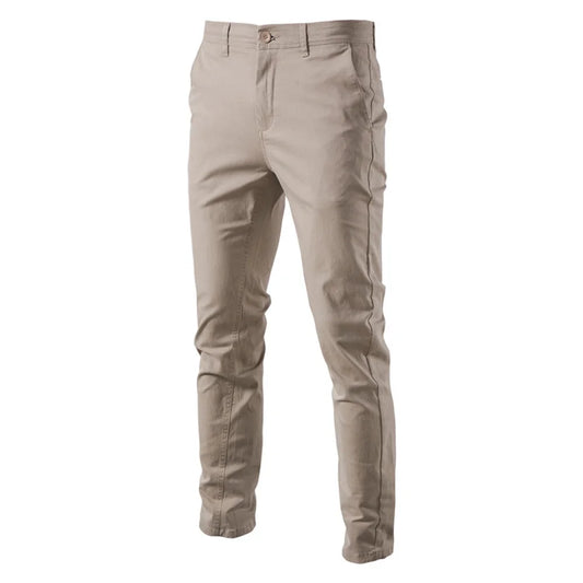 AIOPESON Casual Cotton Men Trousers Solid Color Slim Fit Men's Pants New Spring Autumn High Quality Classic Business Pants Men.