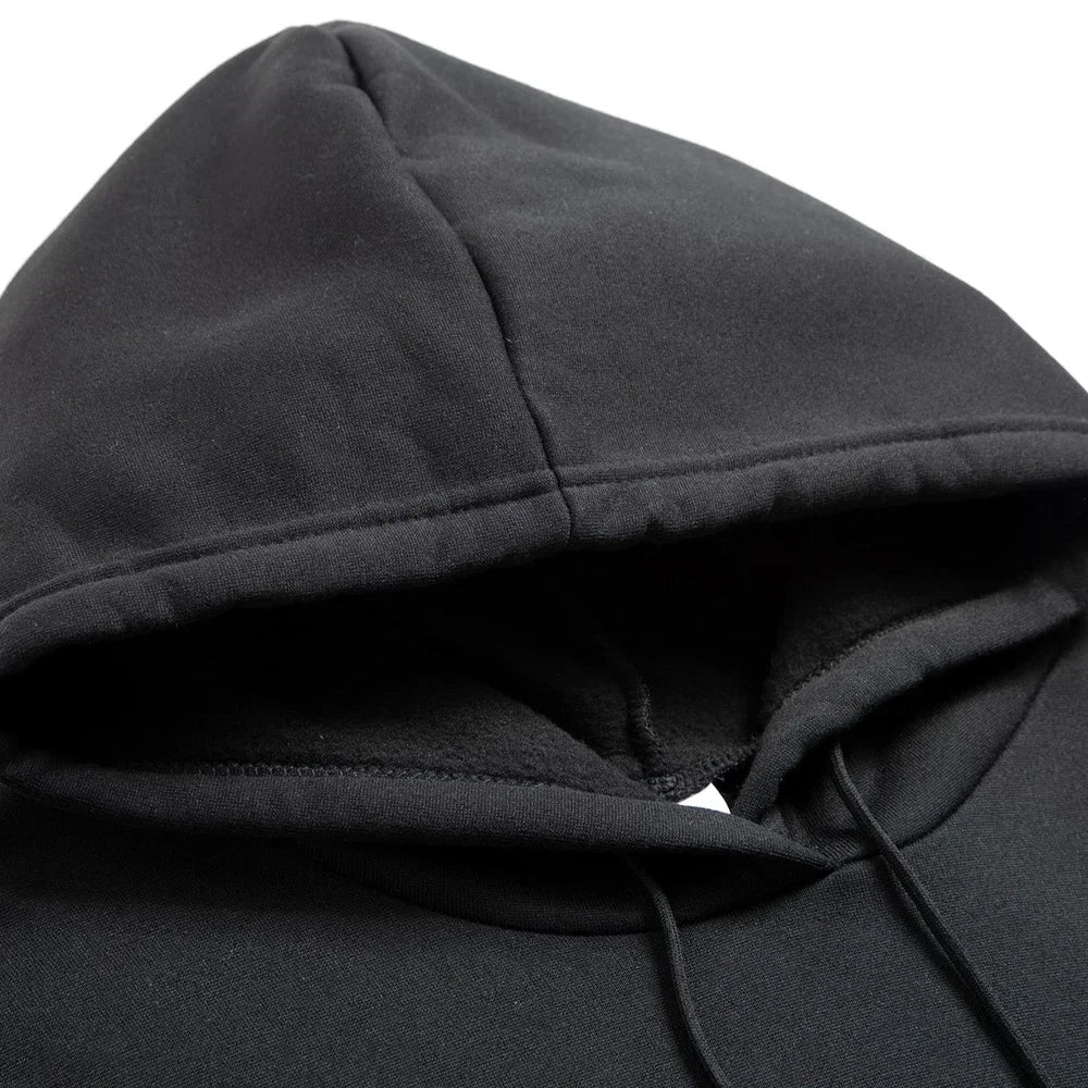 PARIS Letter Print Sweatshirt Suit Men's Fleece Hoodie Pants Set Spring Autumn Winter Warm Casual Sports Pullover Trousers Sets.