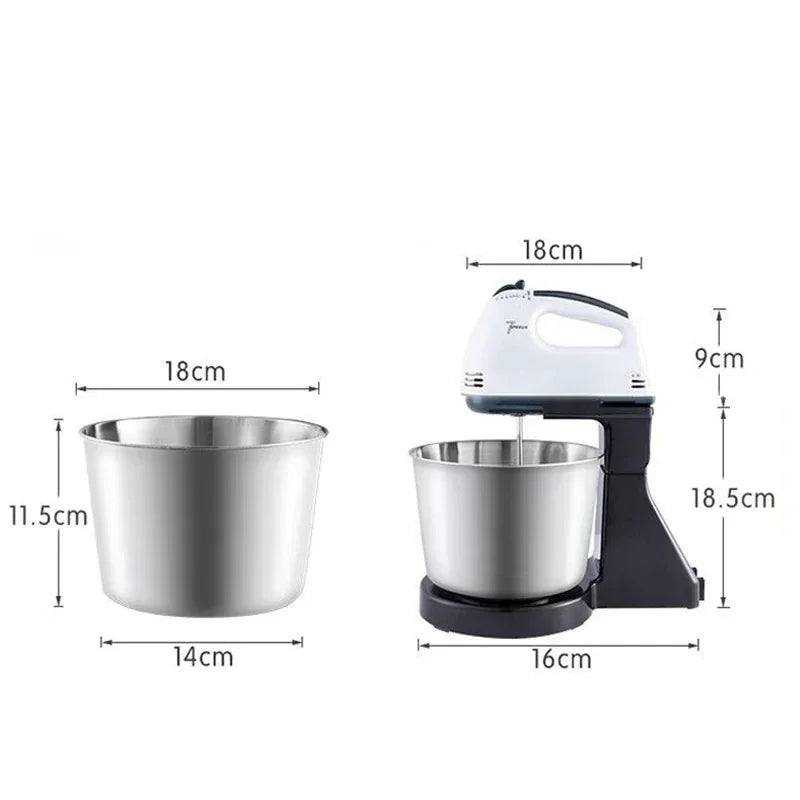 110V/220V Stand Food Mixers Kitchen Electric Food Blender Desktop Egg Whisk Cream Cake Dough Kneader Milk Frother Food Processor.