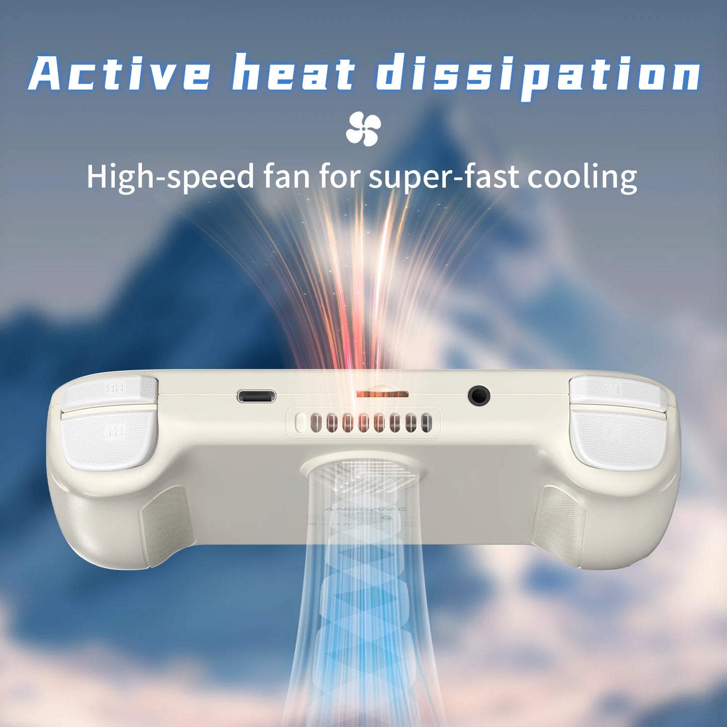 ANBERNIC RGCube Handheld Game Console Android 13 Game Player 3.95" IPS Screen Unisoc T820 RGB Lighting RG Cube dual high-Speaker.