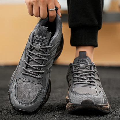 YRZL Herren-Turnschuhe, lässig, Sport, atmungsaktiv, Laufschuhe, bequemes Gehen, leichter Mesh-Schuh, Outdoor, rutschfest, Tennis-Mann