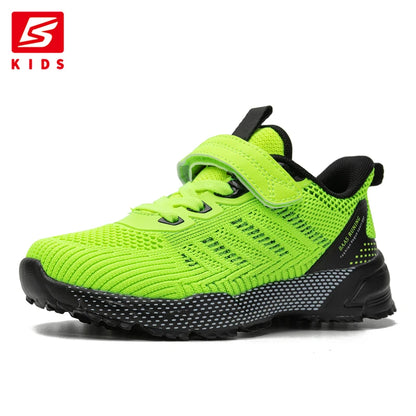 Baasploa Children Running Shoes Fashion Lightweight Boys Sport Sneakers Breathable Mesh Tenis School Shoes for Boys Kids Sneaker