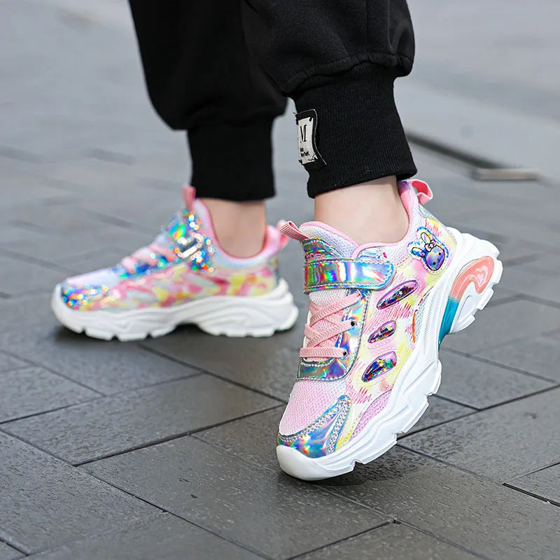 Cute Girls Shoes Children Platform Sneaker 2025 New Autumn Kids School Casual Tenis Shoes Daily Girls Sneaker 4 To 12 Years.
