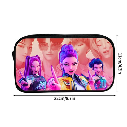 Kpop Demon Hunter Federmäppchen Cartoon Huntrix Federmäppchen Student Stiftetui Schule Schreibwaren Box