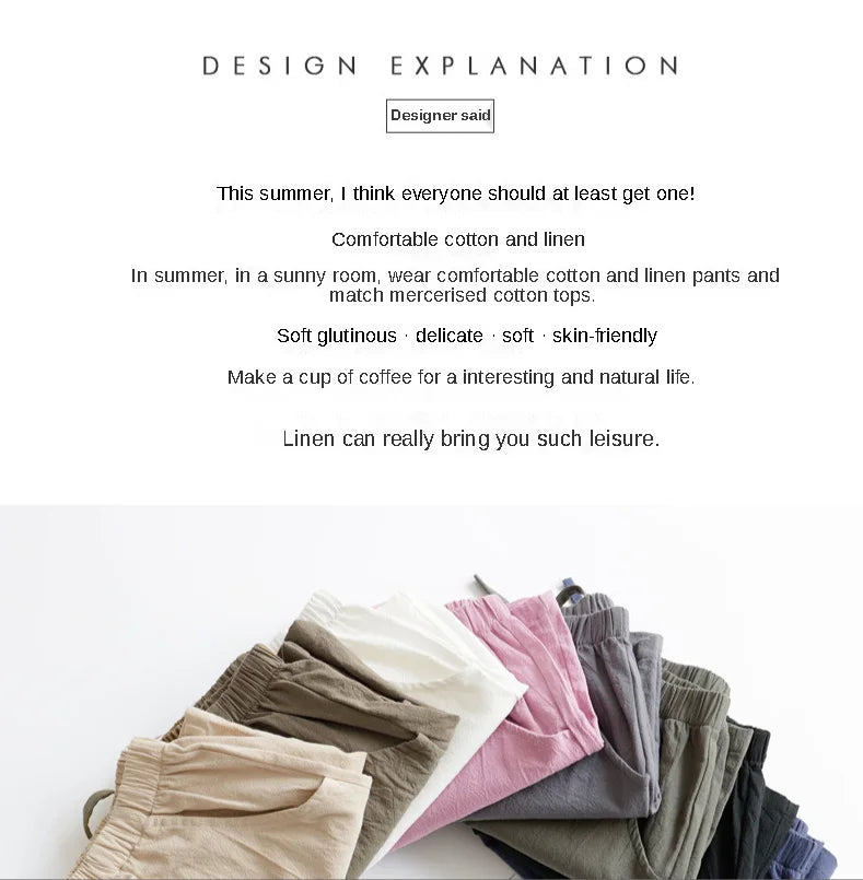 Summer Cotton Linen Shorts Women High Waist Oversize Shorts Short Pants Women Fashion Casual Sports Shorts Female S-XL.