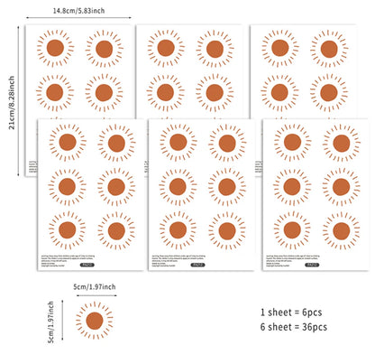 Boho Hearts Creative Wall Sticker For Children Baby Girls Boys Room Nursery Wall Art Decals Vinyl Mural Kids Bedroom Home Decor.