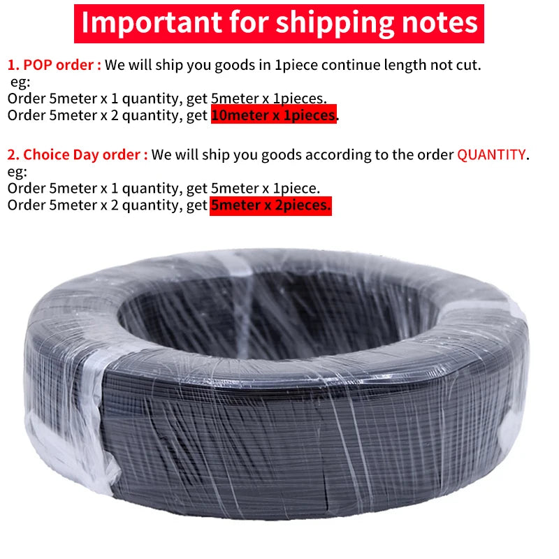 5M/50M Single Core Wire UL1007 PVC Tinned Copper Line 14/16/18/20/22/24/26 AWG Solid Cord LED Line DIY Equipment Electric Cable.