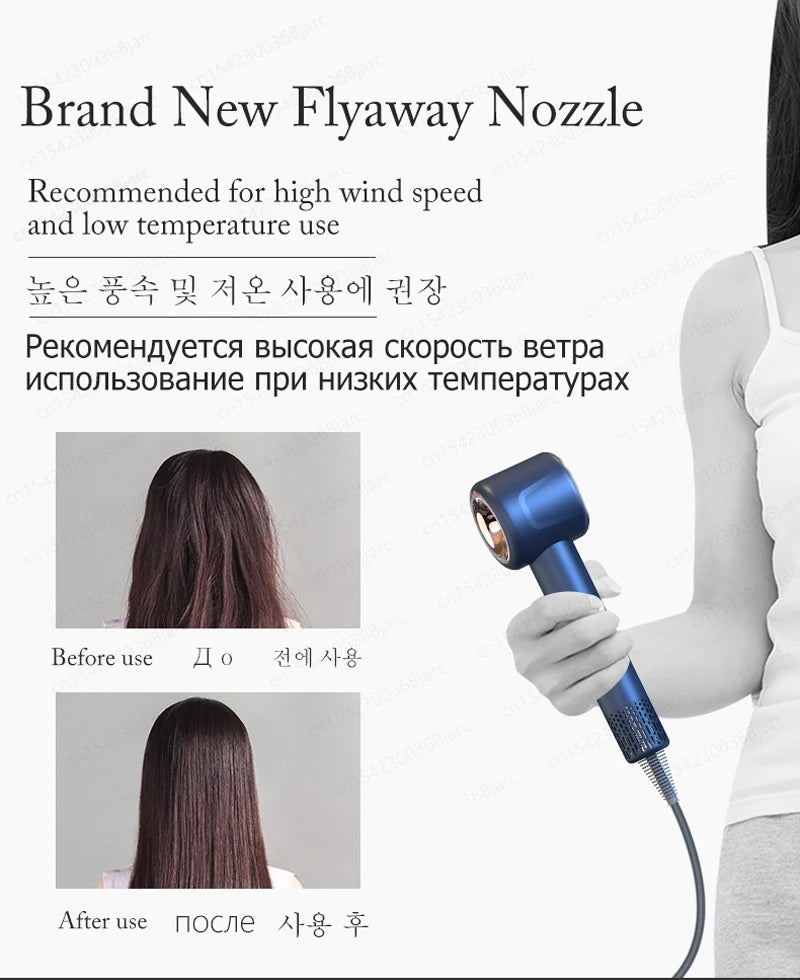 Super Hair Dryer 220V Leafless Hair dryer Personal Hair Care Styling Negative Ion Tool Constant Anion Electric Hair Dryers