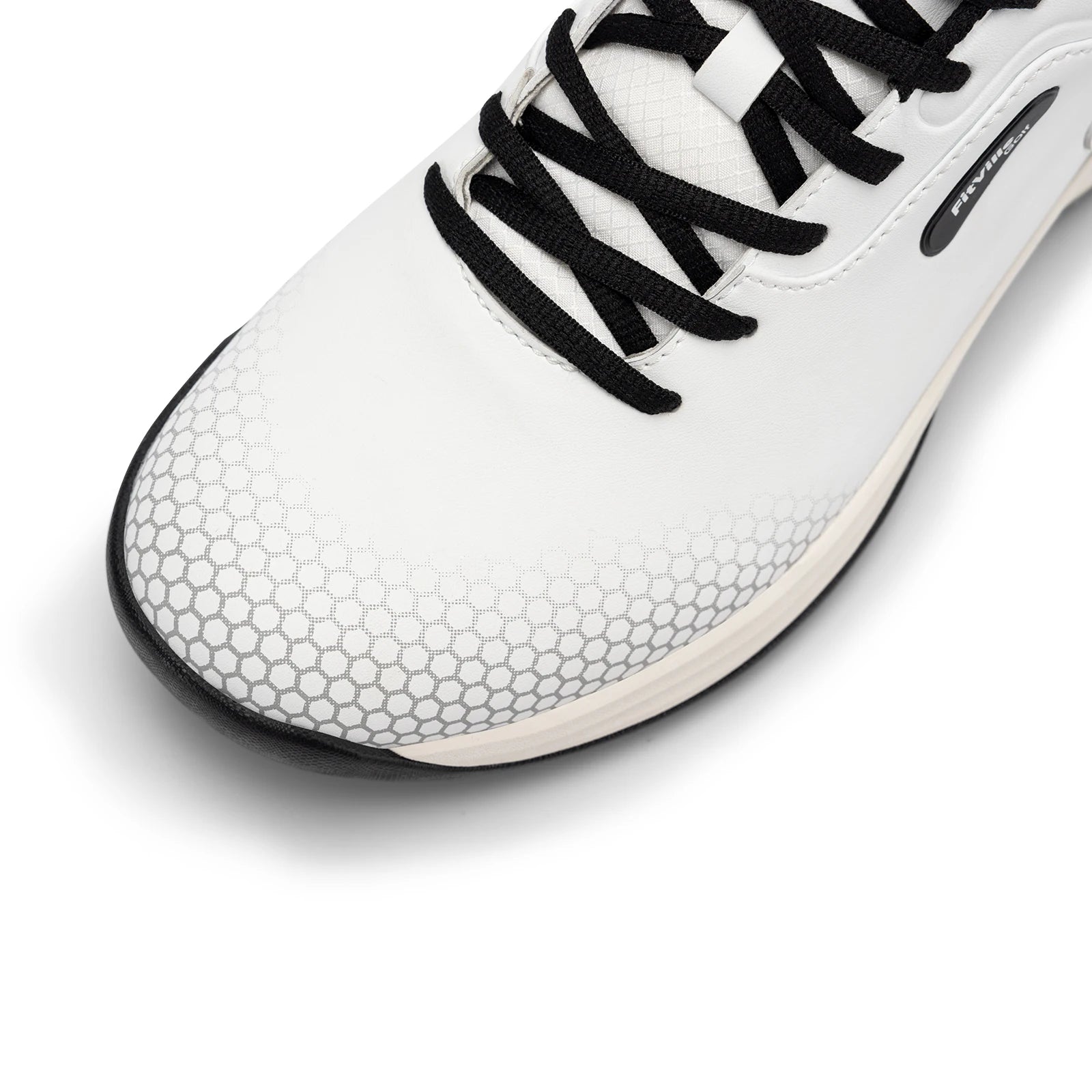 FitVille wide men's golf shoes non-slip wear-resistant comfortable pickleball sports shoes suitable for swollen feet relieve toe.