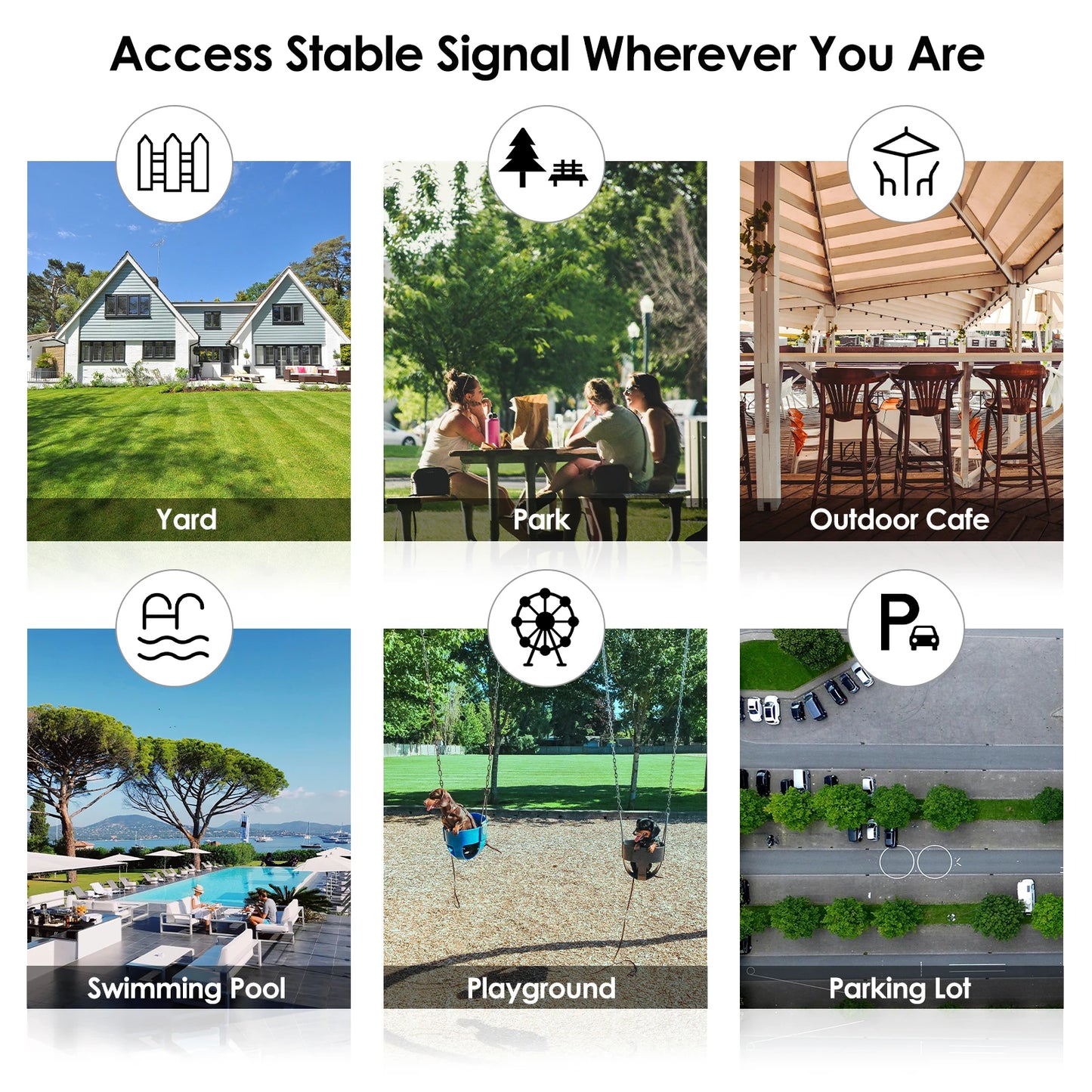 WAVLINK AC300/600/1200 Wireless Outdoor WIFI Router High Power Extender POE Waterproof AP/Repeater 7/8 dBi Directional Antennas.