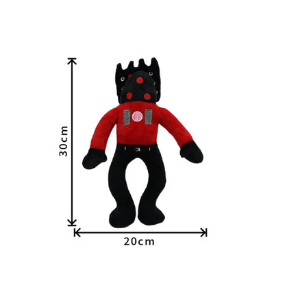 2025 new Skibidi Toilet Clockman Titan TV Man Speakerman Plush Horror Game Cartoon Stuffed Doll Kids Birthday Christmas Gifts.