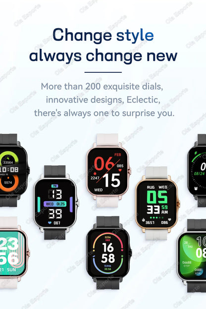 Outdoor Sports Smart Watch Wireless Calling Information Reminder Wallpaper Change Men's and Women's Waterproof Smartwatch 2025.