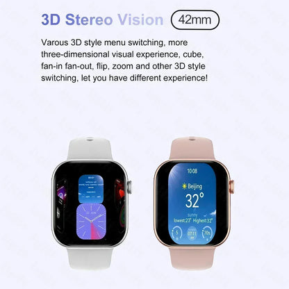 New Watch Series 10 Mini For Apple Watch 10 SmartWatch Men 3D Surround Music Video NFC Bluetooth call smartwatch For Android l0S.