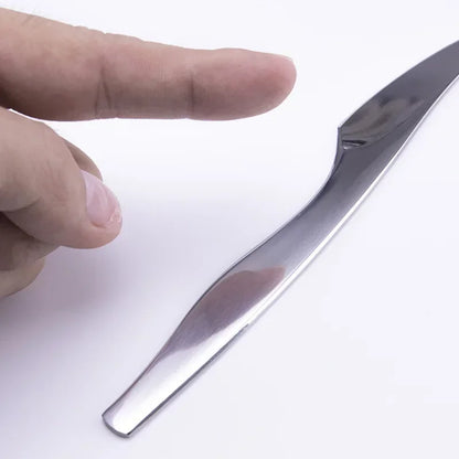 1Pcs 16cm Stainless Steel Cutting Knife Leather Craft Practical Cutting Carving Tool DIY Tool Belt Storage Bag Black.