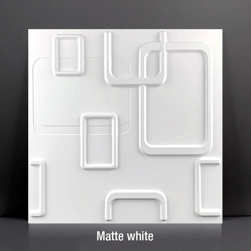 30x30cm 3D Wall Panel Geometric solid 3d Stone brick Living Room TV Background Decal Tile Mold 3D wall sticker bathroom kitchen