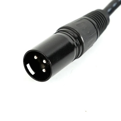 10pcs 2m DMX Cable 3-Pin XLR Wire For Various Stage Light Moving Head Light Preventt Transmission Interferences Of Digital Audio.