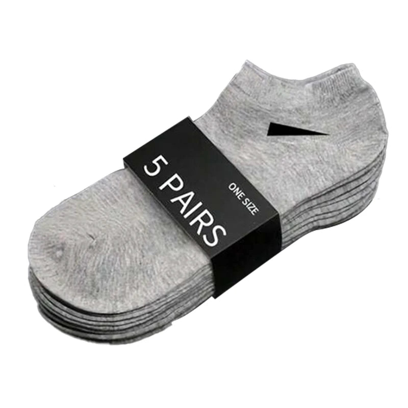 5/10 /20/30 Pairs Unisex Casual Plain Color Boat Socks Thin Breathable Comfy Anti Odor Sweat-absorbing Ankle Socks For Men Women.