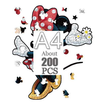 Cartoon animal wooden puzzle Film elements figure Popular classics wood jigsaws for adult kids Educational toy.