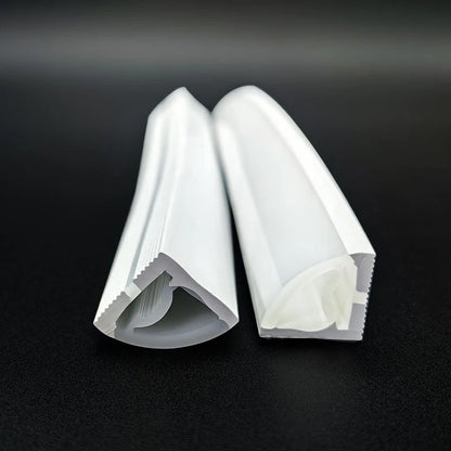 1-10m 90° Glowing LED V-Type Neon Silicone Tube Rope Lamp Flexible Waterproof Channel For WS2811 WS2815 Outdoor Neon Strip Light.