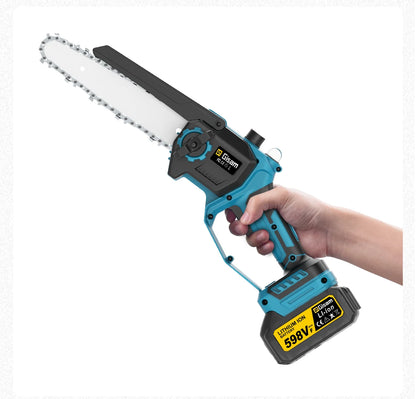 GΣ Bürstenlose Teleskopstange, elektrische Kettensäge, kabellose Hochverschraubungssäge, 2-in-1-Gartenschere für Makita 18 V Akku-Stift