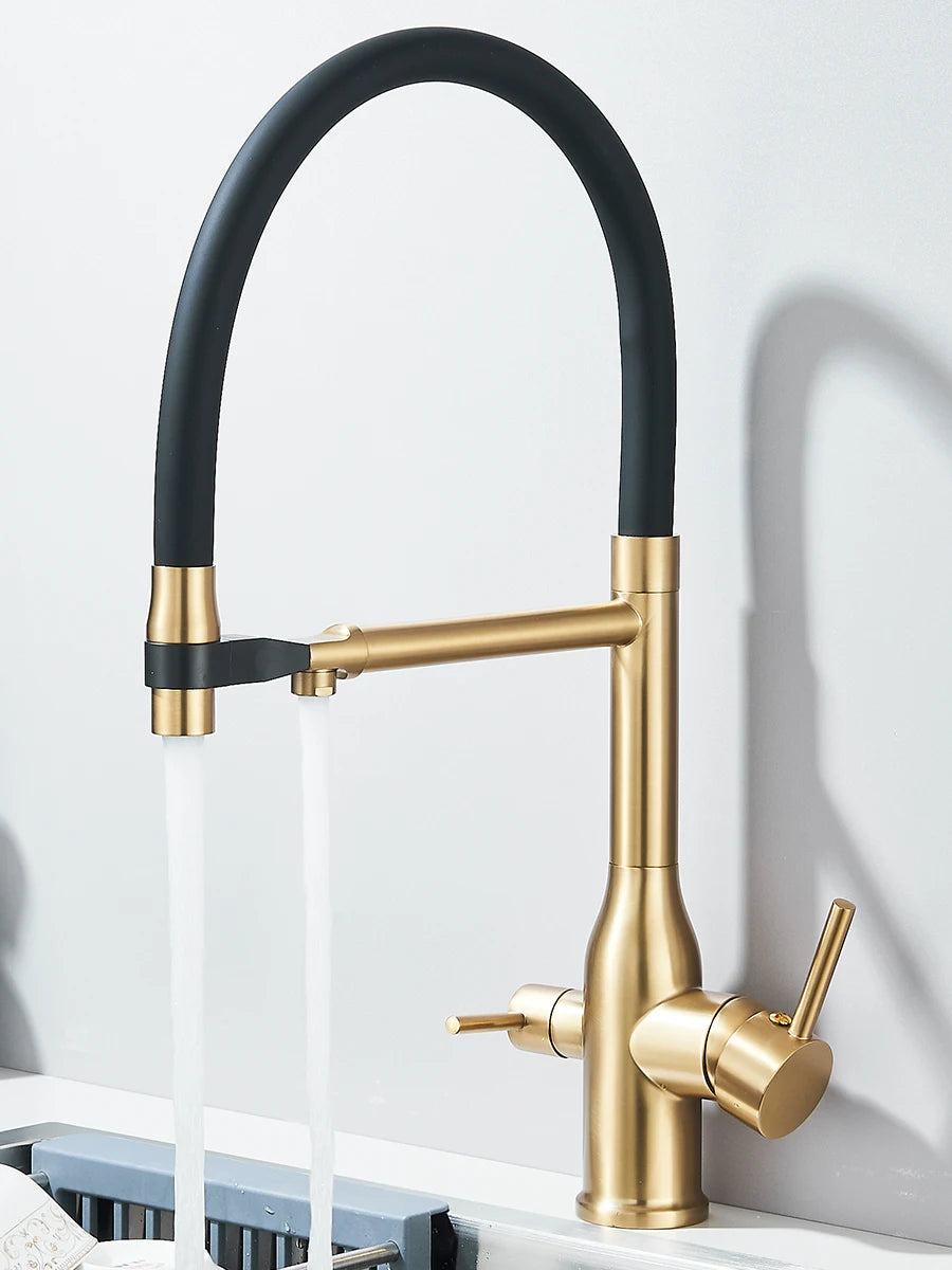 Filtered Kitchen Faucet Purification Tap With Magnetic Sprayer Kitchen Faucet Filtered Water Purification Feature Kitchen Tap