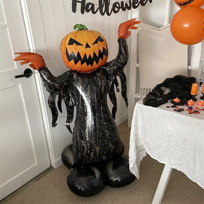 2025 Halloween Große Stehende Ballonbasis Skelett Kürbis Geisterbaum Halloween Aufblasbare Luftballons Partydekorationen Zubehör.