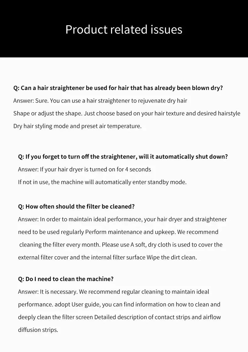 Professional 2-in-1 Hair Straightener & Dryer Combo - Negative Ion Heating Flat Iron with Display. Ideal for Home and Salon