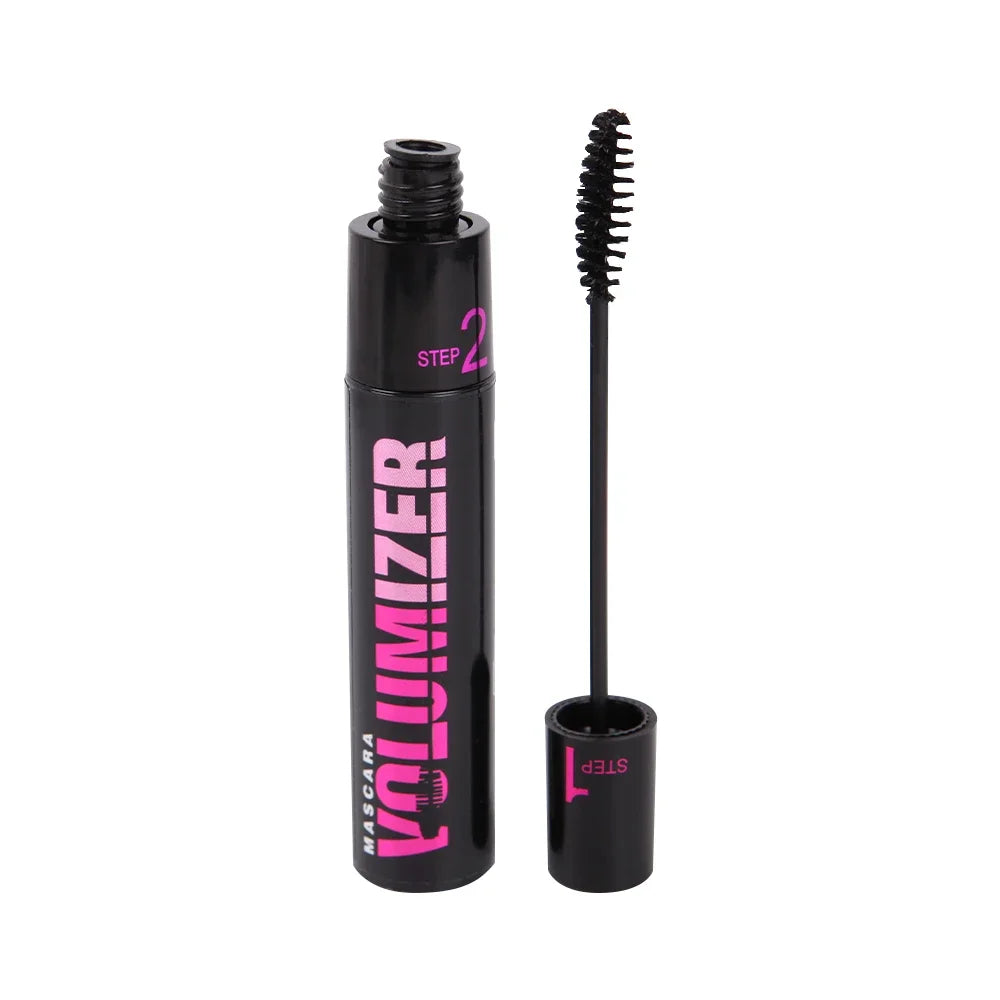 Silk Fiber Black Mascara Makeup Waterproof Lasting Lengthens Eyelashes Extension Non-smudge Anti-sweat Mascara Makeup Cosmetics