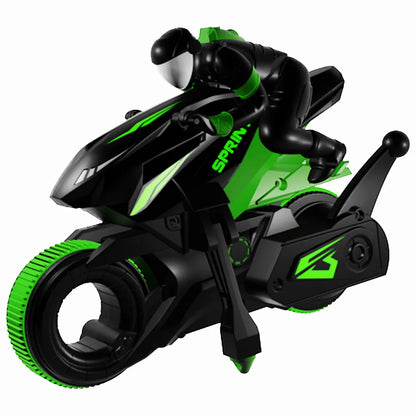 New Stunt Motorcycle 360 ° Rotation Remote Control Car High-Speed Drift Rc Racing Boy Toy Car Model Christmas Halloween Gift