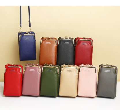 Fashion Ladies Small Crossbody Messenger Bags Women Shoulder Bag Wallet Mini PU Leather Card Holder Female Purse.