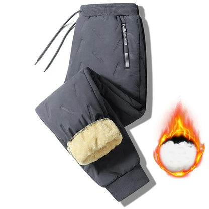 Winter Verdickte Frauen Hosen Lange Warme Einfarbig Gerade Hosen Kälte Widerstand Damen Plüsch Sport Lange Kordelzug Hose