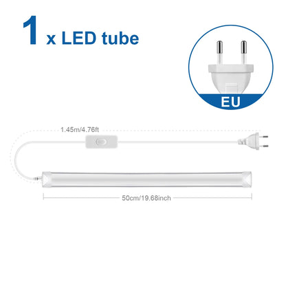 50CM Tube LED T5 15W/ T8 25W LED Bar Light Replace Fluorescent Tube Bulbs Cabinet Kitchen Wall Lamp Lighing -J.