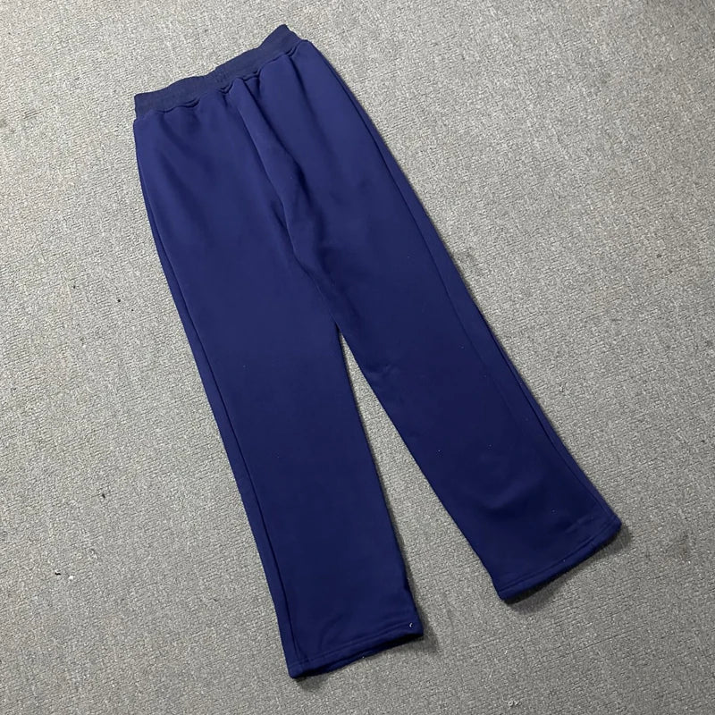 Real Photos Stock Men Women Clothing Trousers 6PM Sweatpants Daily Loose Street Hip Hop Embroidered Logo Casual Pants.