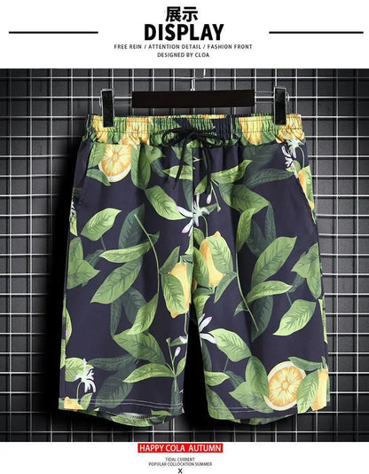 Beach Clothes For Men 2 Piece Set Quick Dry Hawaiian Shirt and Shorts Set Men Fashion Clothing Printing Casual Outfits Summer