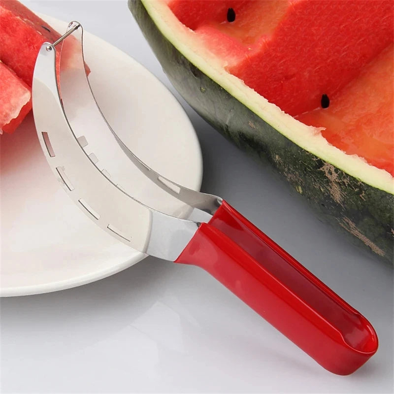 Stainless Steel Windmill Watermelon Cutter Artifact Salad Fruit Slicer Cutter Tool Watermelon Digger Kitchen Accessories Gadgets.