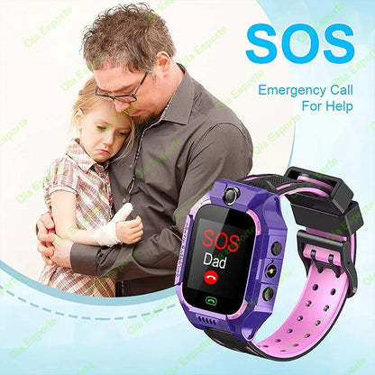 New Kids Smartwatch GPS Location Tracker SOS 2G Sim Call Child Smart Watch Camera IP67 Waterproof Watch Gift For IOS Android New.
