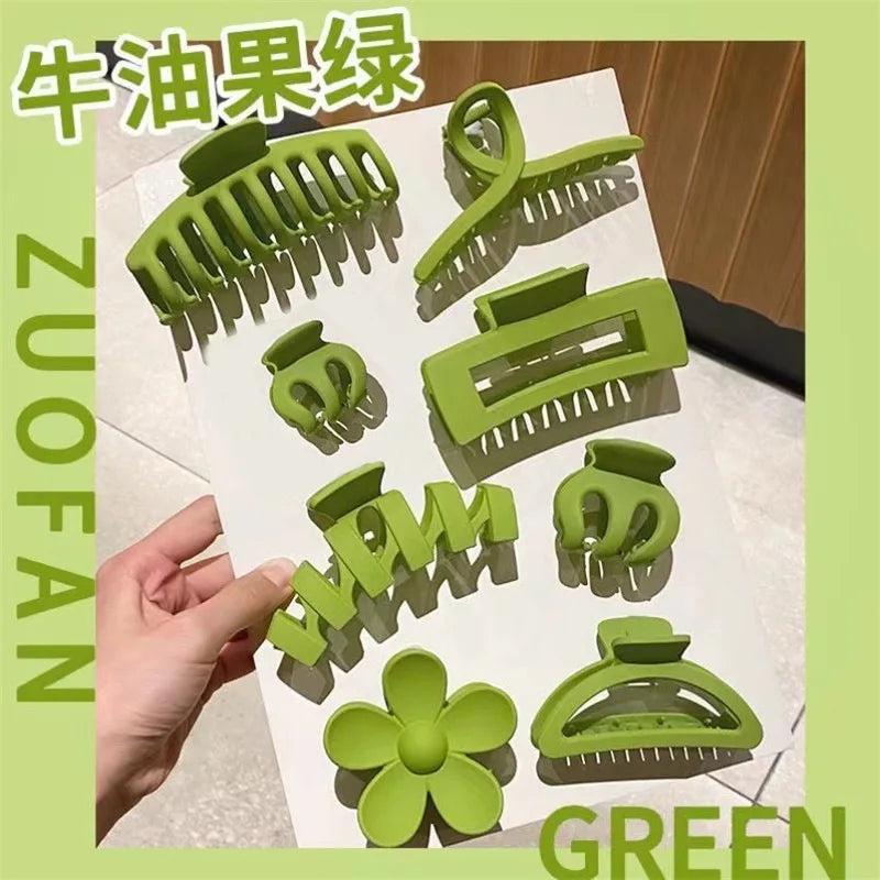 Matte Flower Hair Grips Set for Women Fairy Style Fresh Sweet Headwear for Updo Hairdo Back of Head Hair Accessories