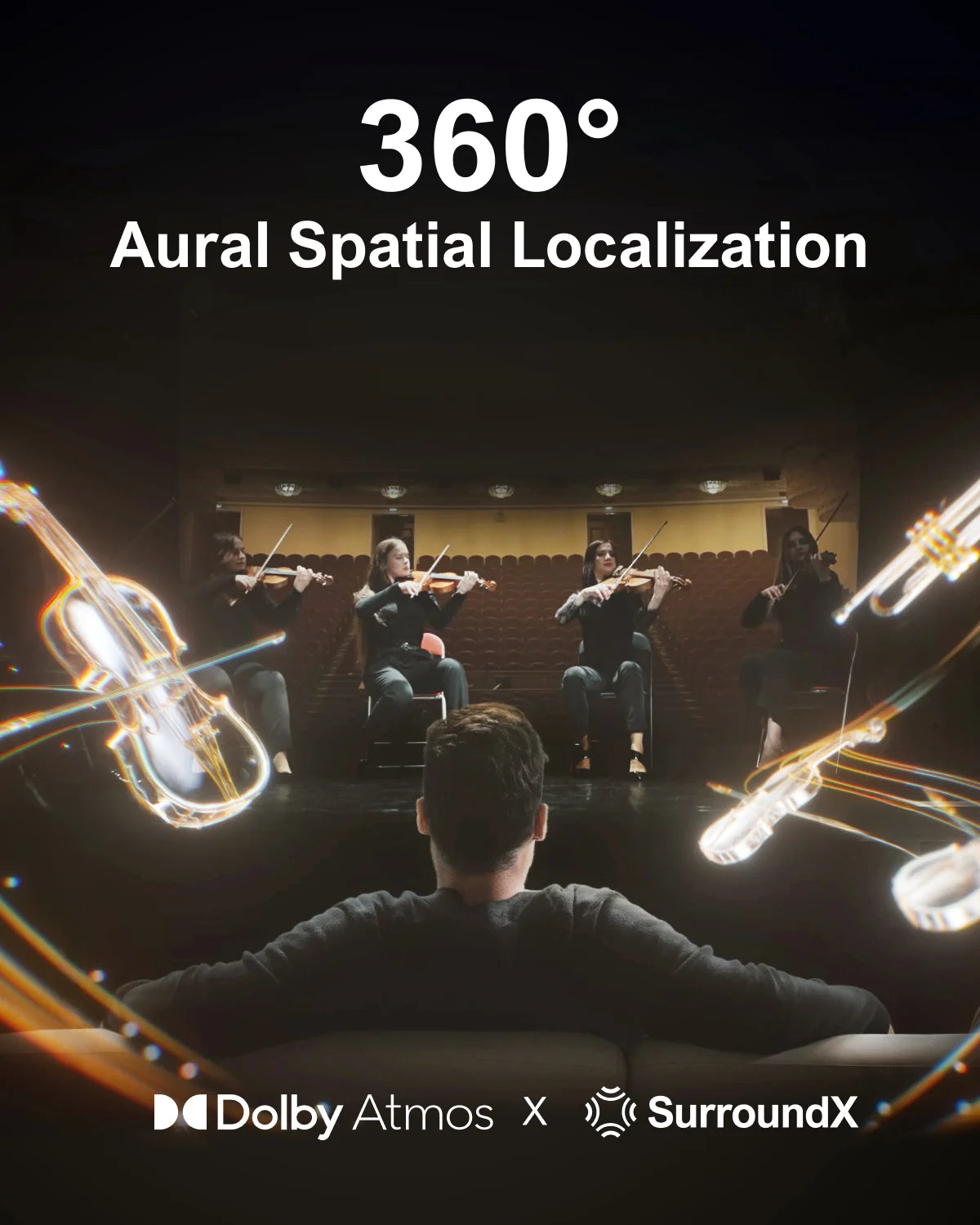 ULTIMEA 7.1Ch Soundbar with Dolby Atmos, APP Control, Surround Sound System for TV, 4 Wired Surround Speakers, Sound Bar for TV.