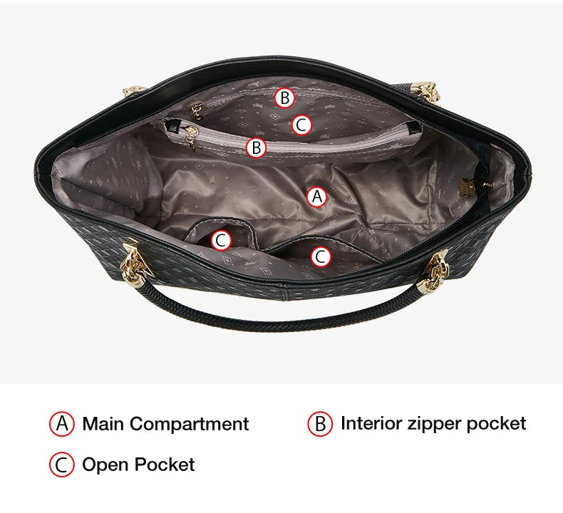 FOXER Brand Genuine Leather Handbag Winter Women Original Design Shoulder Bag Luxury Tote Large Capacity Lady Bag Chrismas Gift.