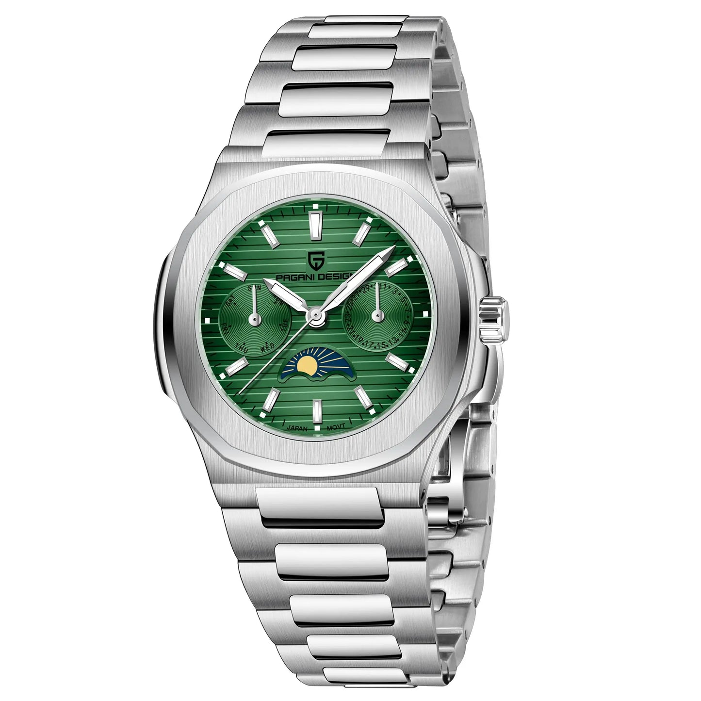 PAGANI DESIGN  Women's Watches Luxury Quartz Watch For Women Multifunctional Chronograph Moon Phase Automatic Date Ladies Watch