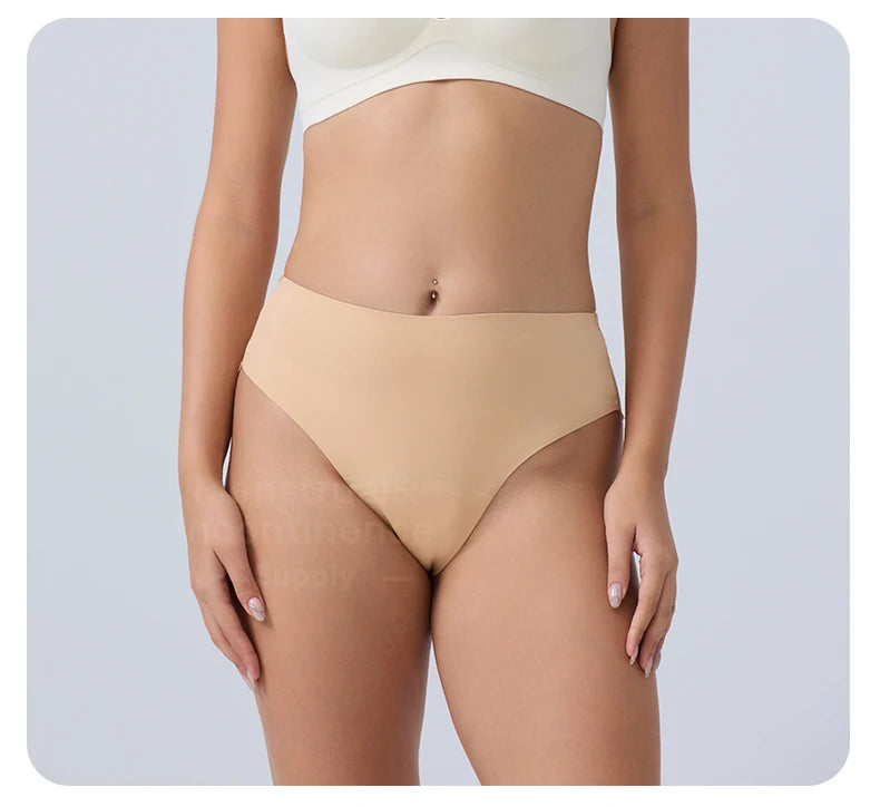 Women Period Panties 4-Layer Leakproof Lace Cheeky Brief High Absorbency Reusable Breathable Menstrual Panties.