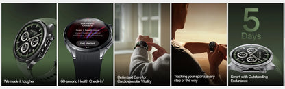 Global Version OnePlus Watch 3 Smart Watch 1.50inches LTPO  AMOLED Display Snapdragon W5 Processor Dual Frequency GPS Wear OS.