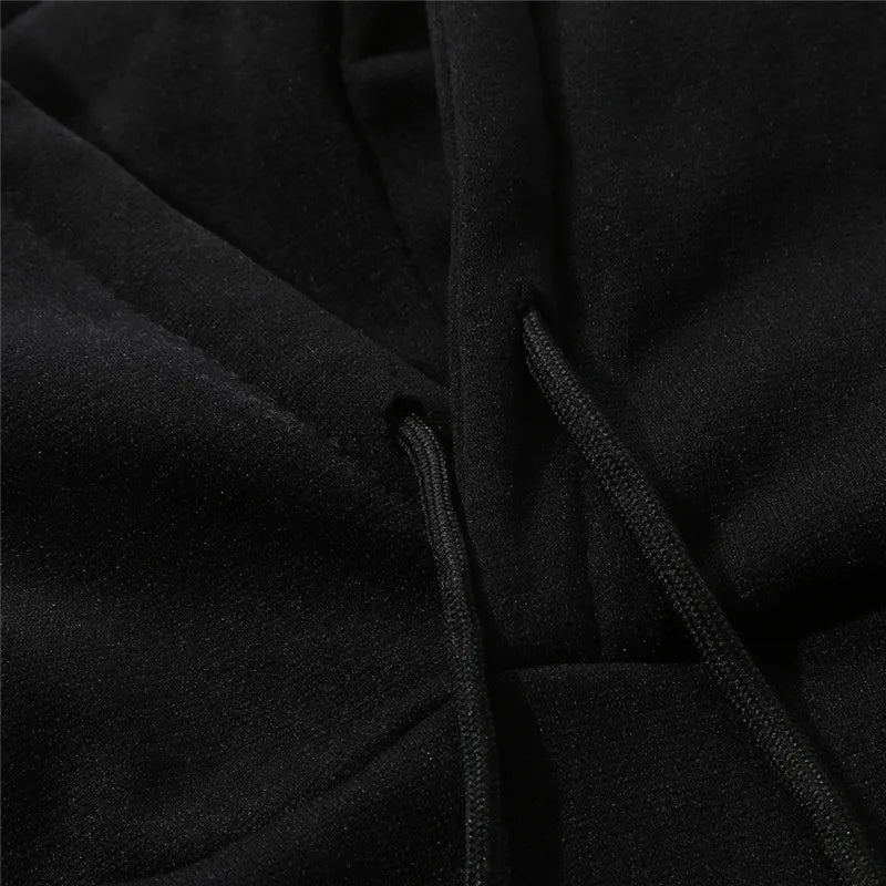 Men Tracksuit 2 Pieces Sets Hooded Sweatshirt +Drawstring Pants Male Hoodies Running Sportswear Men Women Autumn Sportwear.