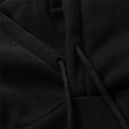 Men Tracksuit 2 Pieces Sets Hooded Sweatshirt +Drawstring Pants Male Hoodies Running Sportswear Men Women Autumn Sportwear.