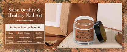 6 colors Dip Powder Set Brown Coffe Color Nail Powder Dipping Nail Powder Nail Art Manicure DIY Salon No Need Lamp Cure.